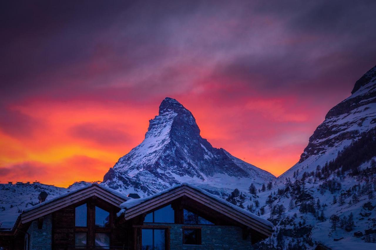 Haus Alpine Lägenhet Zermatt Exteriör bild
